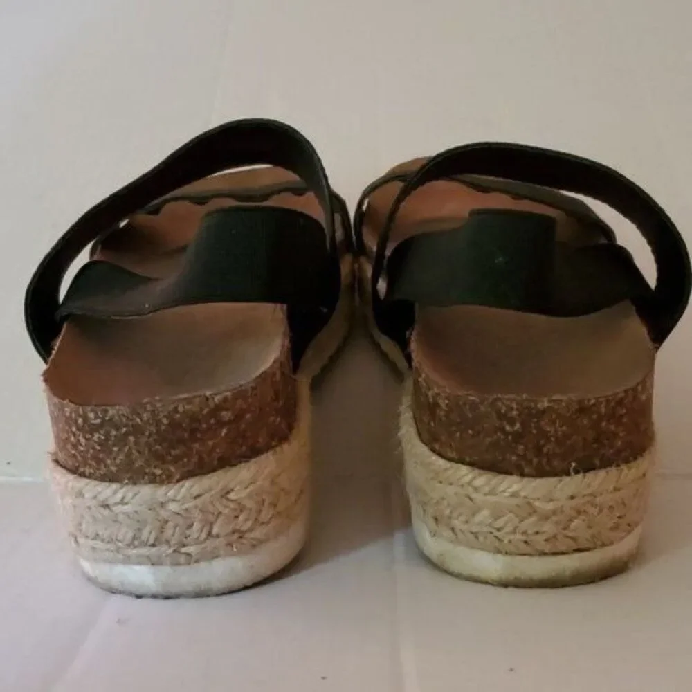 Steve Madden Espadrille Platform Sandals Shoes CYBELL Women's WOMAN'S Size 7 ½